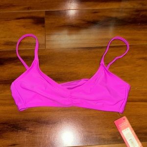 xhilaration purple bikini top